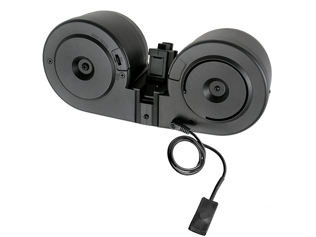 2500 BBs Capacity Electric Drum Magazin für MP5 Serie [A&K] 7