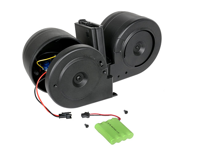 2500 BBs Capacity Electric Drum Magazin für MP5 Serie [A&K] 8