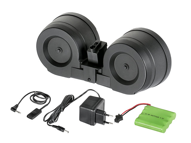 2500 BBs Capacity Electric Drum Magazin für MP5 Serie [A&K] 9