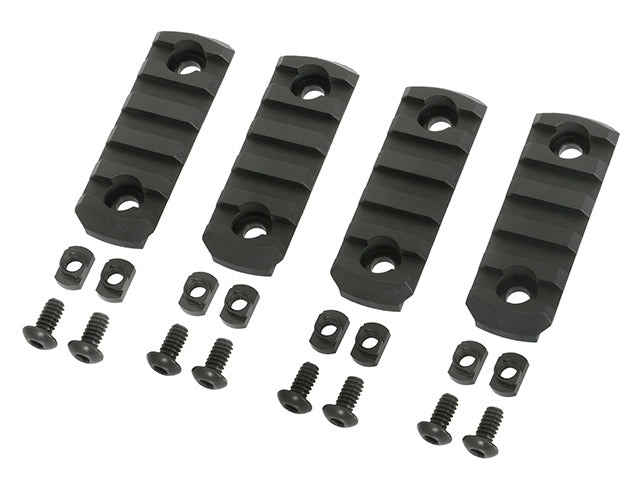 4-PC M-LOK Polymer Schiene Kit - Schwarz [TMC] 2