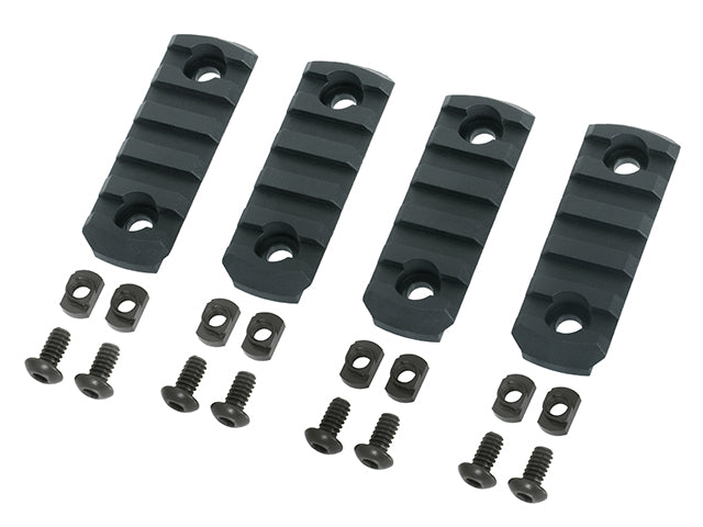 4-PC M-LOK Polymer Schiene Kit - Urban Grau [TMC] 2