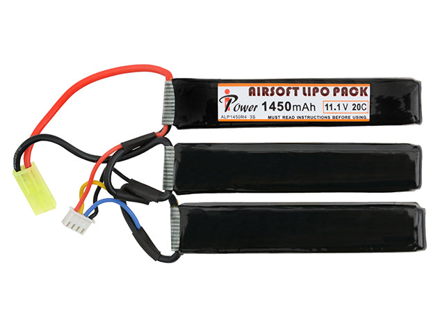 IPower LiPo-Akku 1450 mAh 11.1 V 20C Triple
