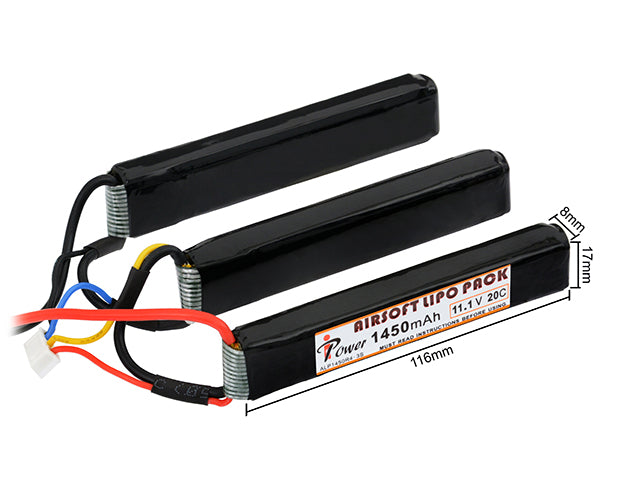 IPower LiPo-Akku 1450 mAh 11.1 V 20C Triple