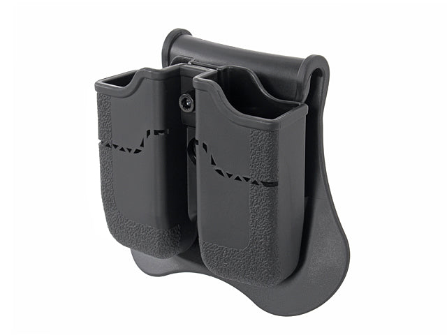 PX4/P30/USP/USP Kompakt Airsoft Doppel-Magazintasche Serie - Schwarz 4