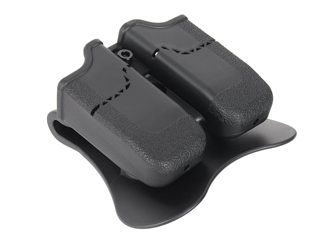 PX4/P30/USP/USP Kompakt Airsoft Doppel-Magazintasche Serie - Schwarz 6