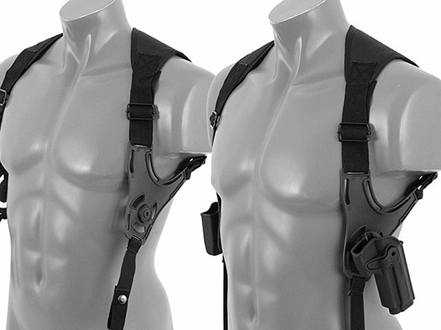 Holster Airsoft Shoulder Harness - Schwarz [Amomax] 5
