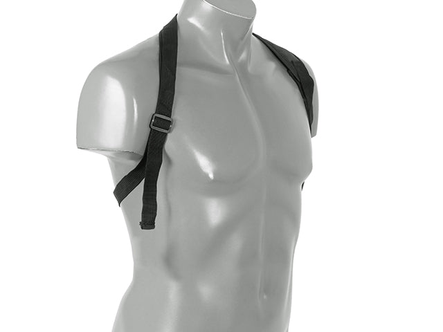 Holster Airsoft Einzel shoulder harness - Schwarz [Amomax] 3