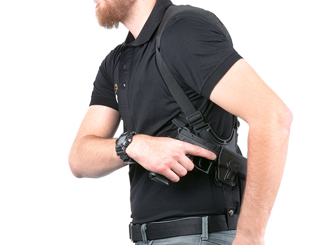 Holster Airsoft Einzel shoulder harness - Schwarz [Amomax] 6