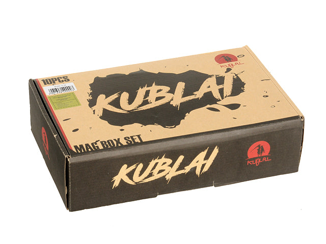 Kublai M4/AR15 Advanced 10er-Set Polymer Mid-Cap-Magazin 120 BBs Schwarz