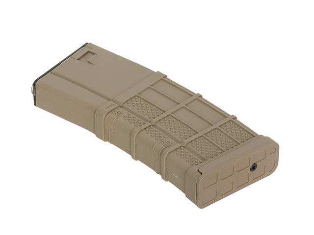 Kublai M4/AR15 Advanced Polymer Mid-Cap-Magazin 120 BBs Dark Earth