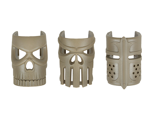 Ornamental Replaceable Maske Griff Set (3pcs) - Dark Earth [Kublai] 1