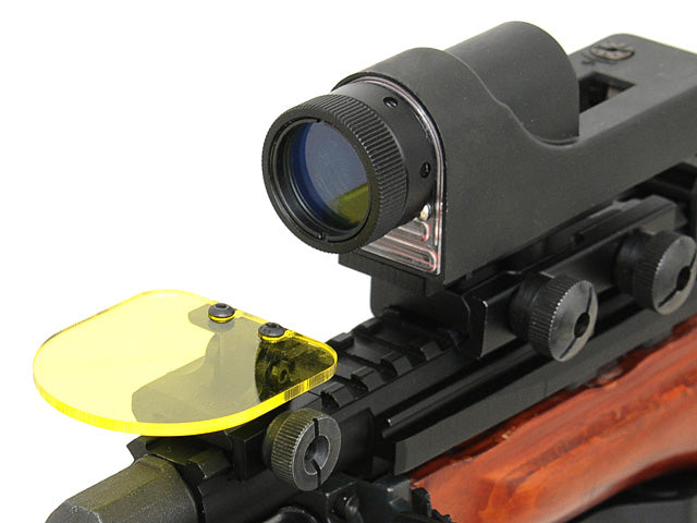 Zielfernrohr/Rotpunktvisier Lens Protector für Picatinny Schiene - Schwarz 5