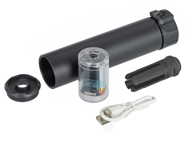 USSOCOM 5.56 SPITFIRE Tracer Sound Suppressor - Schwarz [5KU] 7