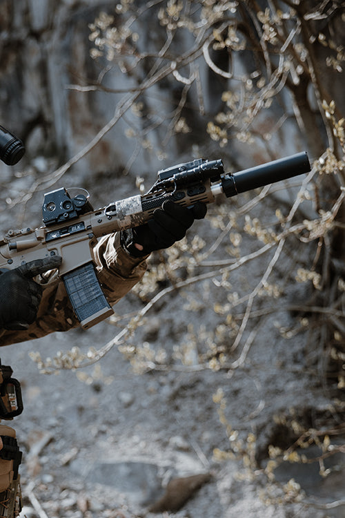 USSOCOM 5.56 SPITFIRE Tracer Sound Suppressor - Schwarz [5KU] 10
