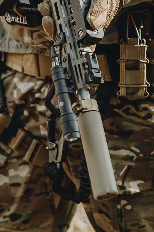 USSOCOM 5.56 SPITFIRE Tracer Sound Suppressor - Tan [5KU] 9