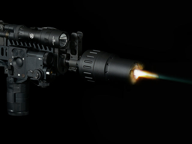 SF 9x19 SPITFIRE Tracer Feuerdämpfer Schwarz