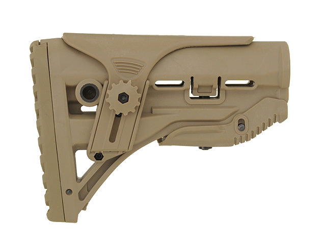 Sleek Buttstock mit Cheek Rest für M4/M16 - Dark Earth [Big Dragon] 2