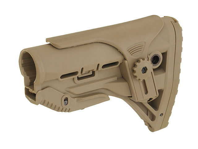 Sleek Buttstock mit Cheek Rest für M4/M16 - Dark Earth [Big Dragon] 3