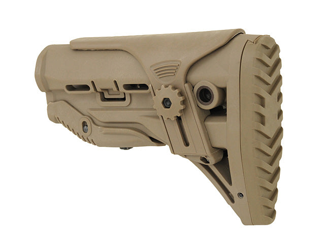 Sleek Buttstock mit Cheek Rest für M4/M16 - Dark Earth [Big Dragon] 4