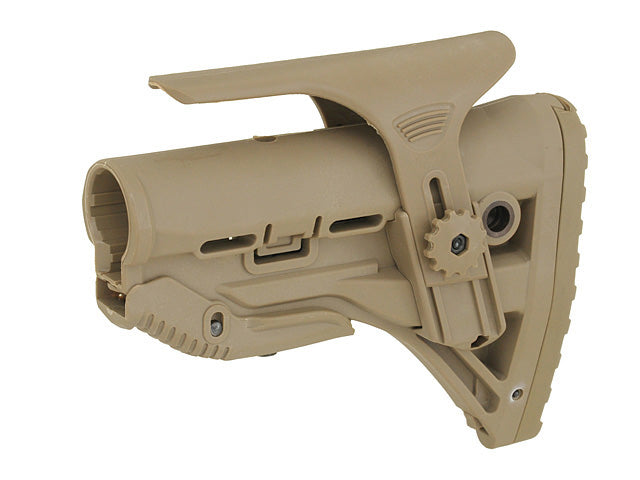 Sleek Buttstock mit Cheek Rest für M4/M16 - Dark Earth [Big Dragon] 5