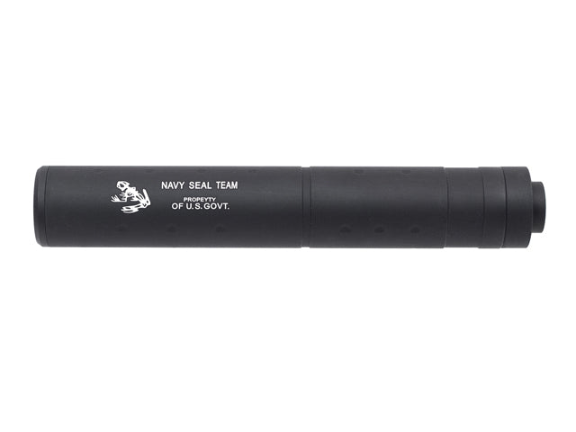 196 mm Dummy-Schalldämpfer NAVY SEAL TEAM LOGO Schwarz