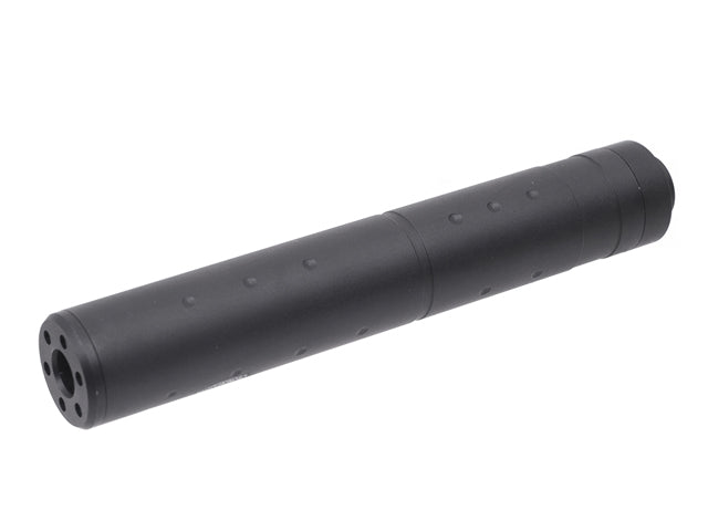 196 mm Dummy-Schalldämpfer SKULL LOGO Schwarz