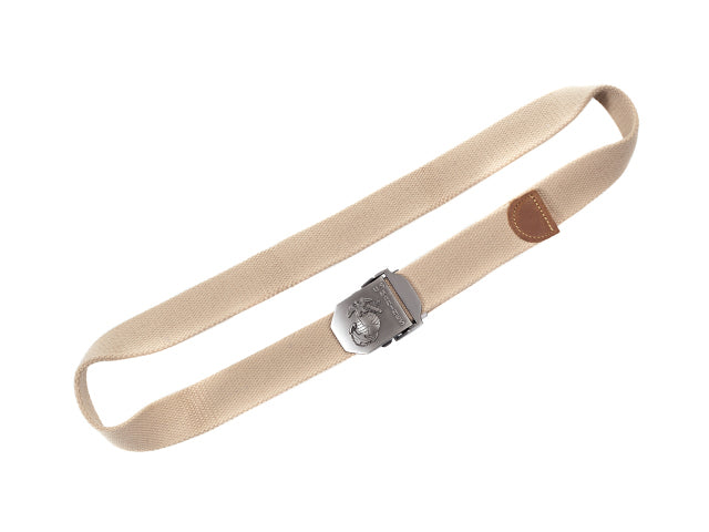 Military Army Men's Canvas Belt 1.5-Zoll (Marine Corps) - Tan 1