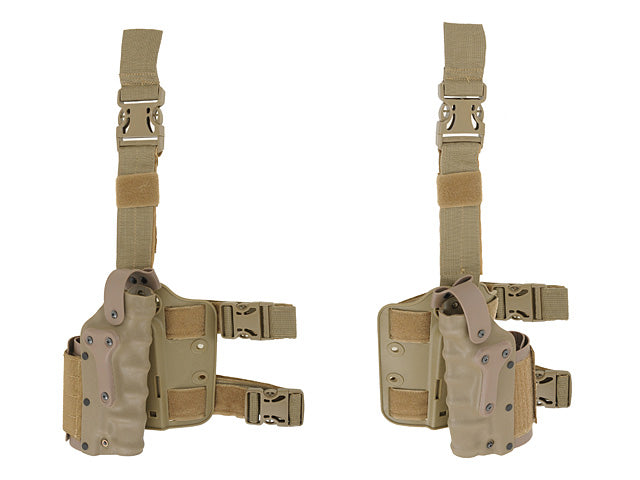 Ambidextrous adjustable tactical holster - Schwarz [Big Dragon] 7