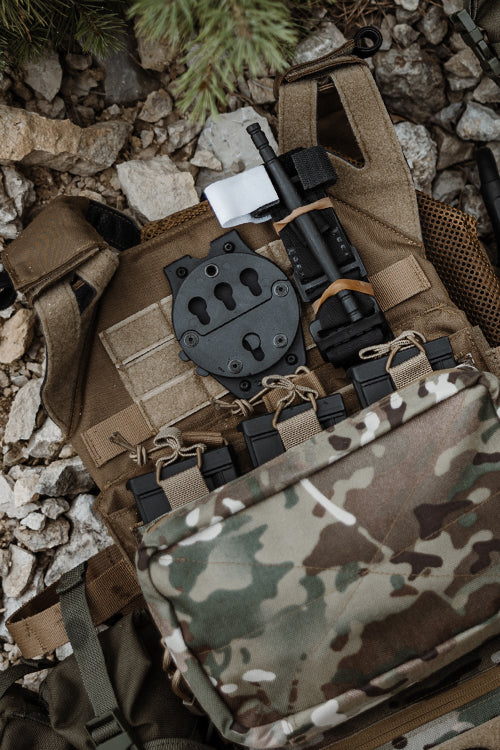 MOLLE-Befestigung für PRO-FIT Holster - Schwarz [BD] 7