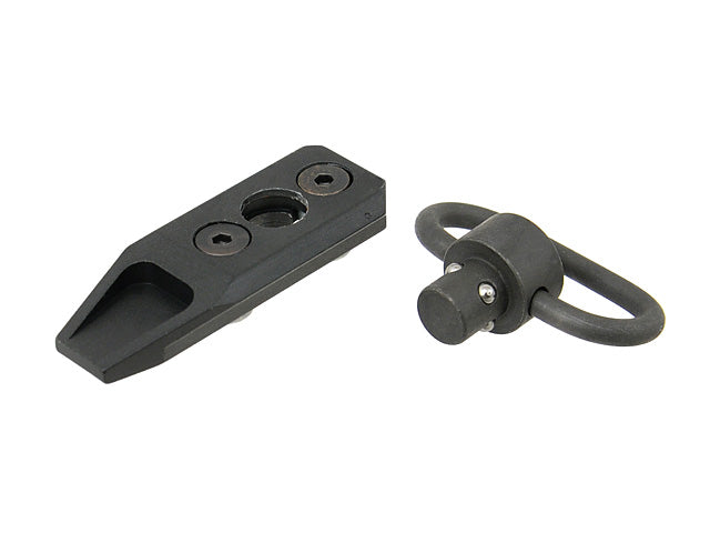Quick Detachable Tragegurt Montage mit swivel für Key-Mod handguard - Schwarz 3