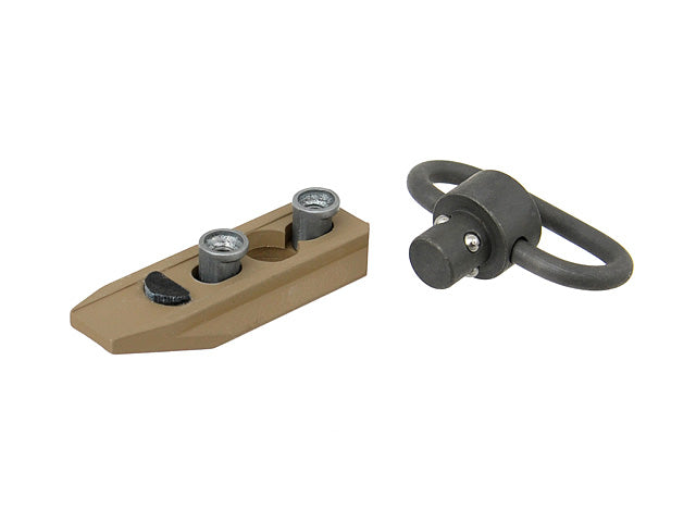 Quick Detachable Sling Mount w/swivel for Key-Mod handguard - DE 2