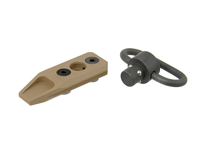 Quick Detachable Sling Mount w/swivel for Key-Mod handguard - DE 3