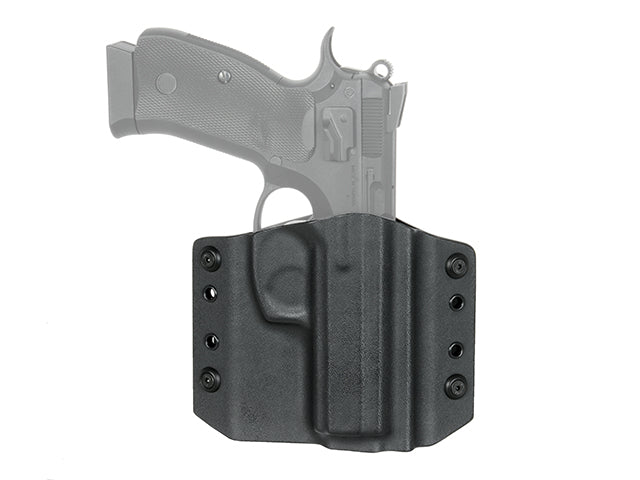 Open-Top Kydex CZ 75 SP-01 Holster - Schwarz [8FIELDS] 1