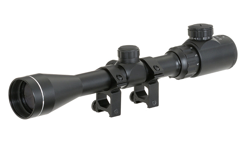 3-9x40E Rifle Scope - Black [PCS] 1