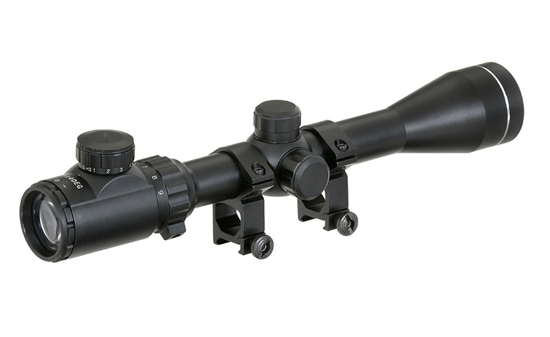 3-9x40E Rifle Scope - Black [PCS] 4