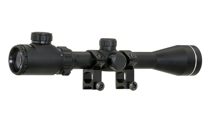 3-9x40E Rifle Scope - Black [PCS] 6