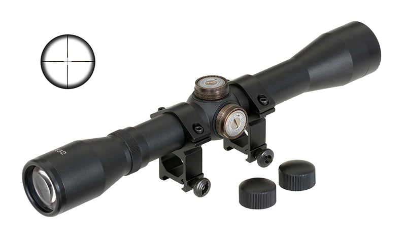 4X32 Rifle Scope - Black [PCS] 6