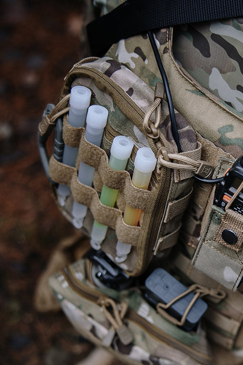 Gear-Zubehör 20pcs Tactical Glow Stick Set - Mix of Colors 3