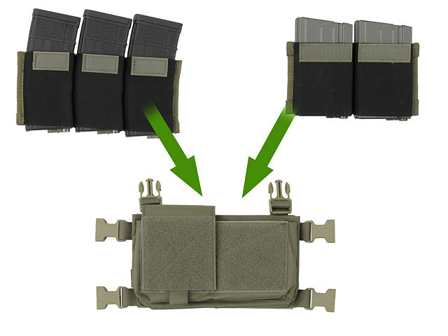 Micro MK3 Chest Rig - Multicam Schwarz [EM] 7