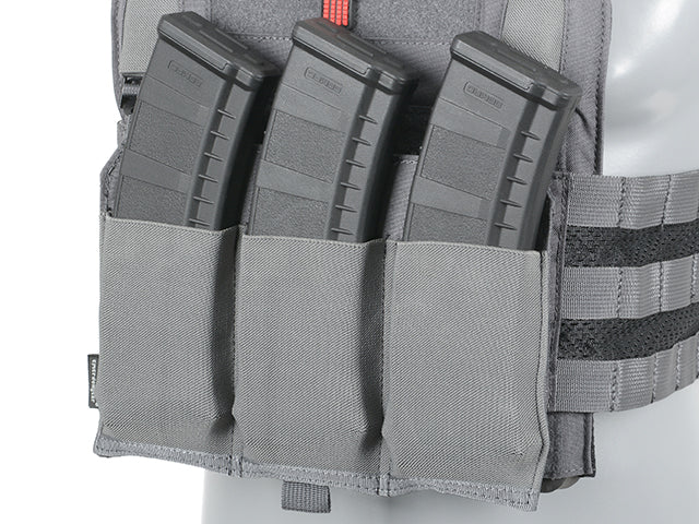 Detachable Elastische Dreifach-Magazintasche - Wolf Grau [EM] 5