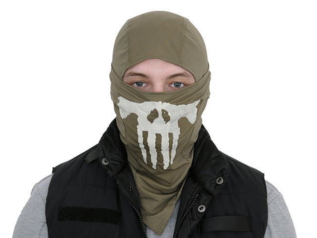 Gear-Zubehör GHOST-SKULL balaclava/Maske - Oliv [EM] 1