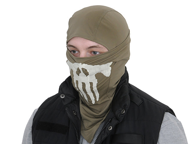 Gear-Zubehör GHOST-SKULL balaclava/Maske - Oliv [EM] 2