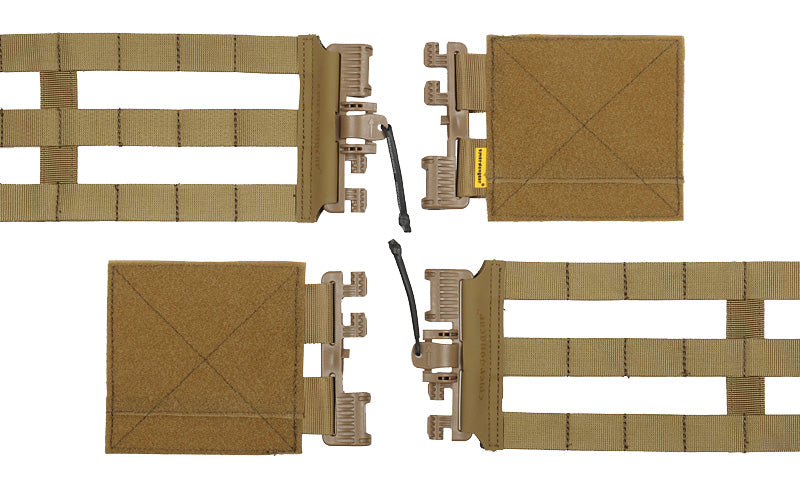 Skeletal Cummerbund mit QR System Plate Carrier Coyote