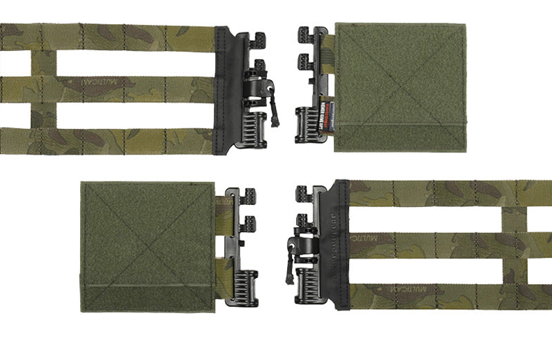 Skeletal Cummerbund mit QR System Plate Carrier Multicam Tropic