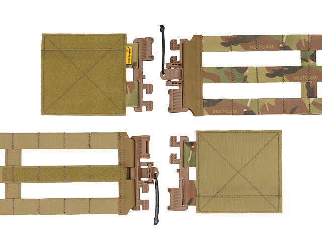 Skeletal Cummerbund mit QR System Plate Carrier Multicam