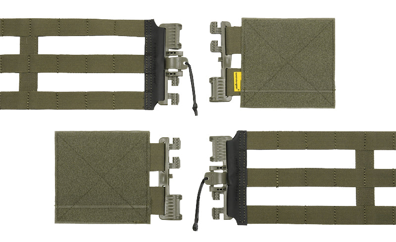 Skeletal Cummerbund mit QR System Plate Carrier Ranger Grün