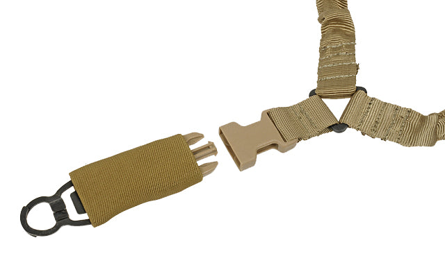 1-Punkt Bungee-Tragegurt - Khaki [EM] 3