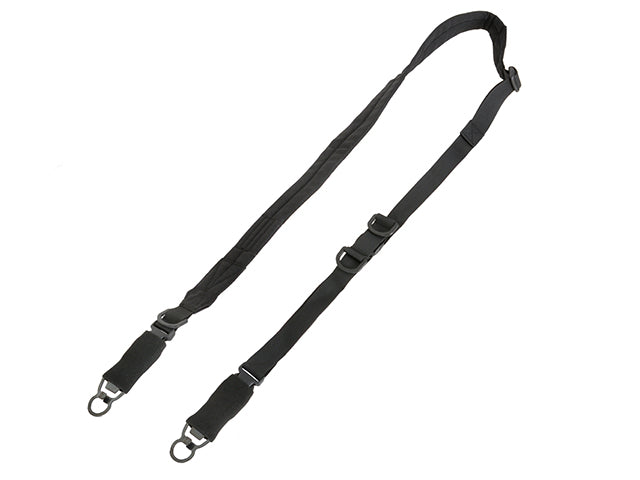 gepolstert Two Point Tragegurt - Schwarz [EM] 1