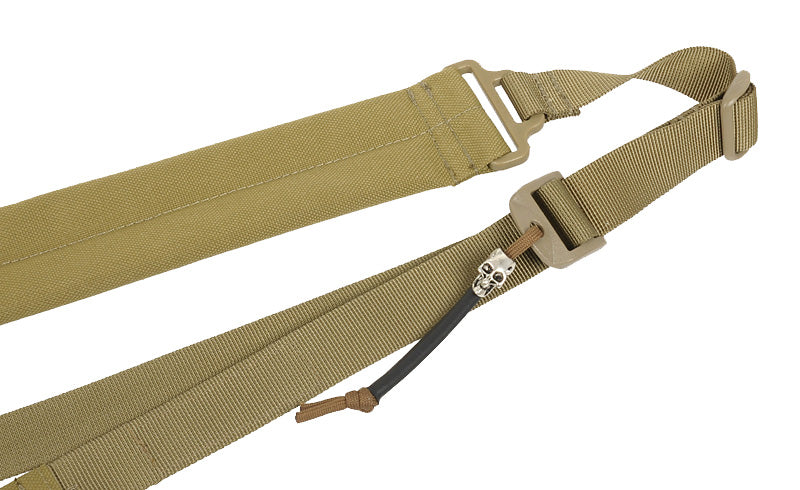 schnell verstellbar gepolstert 2-Punkt Tragegurt - Khaki [EM] 4