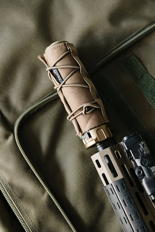 Gear-Zubehör Camo Schalldämpfer Cover - Coyote Brown [EM] 9